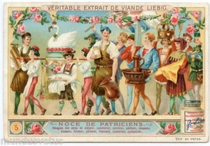 Chromo. Liebig. Wedding Set Of Patriciens. S 827 - Picture 1 of 2