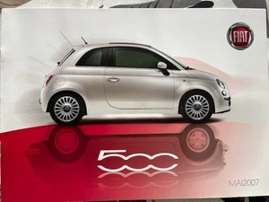 Fiat 500 Prospekt Pressemappe von 2007 - Bild 1 von 2