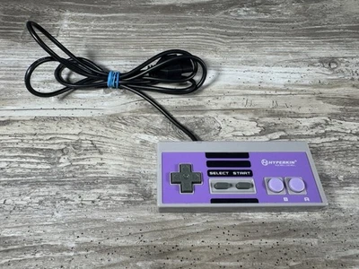 Hyperkin Retron 2 Controller NES Nintendo Gray And Purple - Image 1 of 4