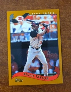 2002 Topps Traded and Rookies #T38 Reggie Taylor SP - Cincinnati Reds - Imagen 1 de 1