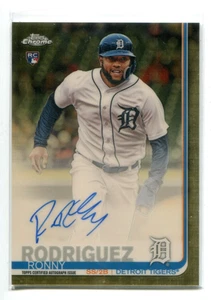 2019 Topps Chrome Ronny Rodriguez RC Rookie Super Refractor 1/1 Auto - Picture 1 of 2