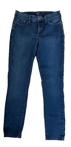 NYDJ Alina Legging Jeans Medium Wash SZ 8 Lift X Tuck Stretch Women's Denim - Picture 1 of 15