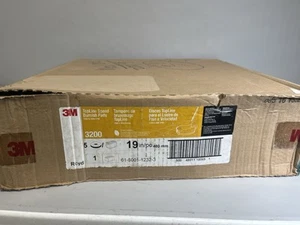 3M TopLine Speed Burnish Pad 3200, 19" (Case of 5)New Damaged Box - Picture 1 of 4