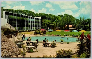 AK Paramaribo Suriname Torarica Hotel Pool 50er Jahre Chrom - Bild 1 von 2