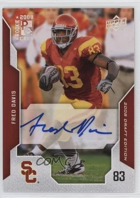 2008 Upper Deck Draft Edition Exclusives Auto Fred Davis #39 Rookie Auto RC - Image 1 of 2