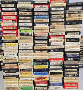 Lot of 134 Mixed Genre Assorted - Vintage 8 Track Tape Cartridge #241 - Picture 1 of 4