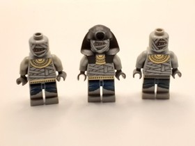 LEGO Mummy Warrior I Minifigure Pharaoh's Quest 7606 7326 lot