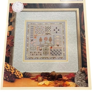 Elizabeth’s Designs October Sky Sampler Cross Stitch Chart Stitch Ct 97x97 2002 - Picture 1 of 8