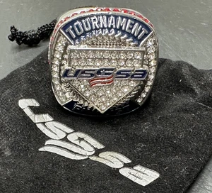 USSSUA BASEBALL TOURNAMENT FINALIST RING SIZE 11 I973 - Picture 1 of 15