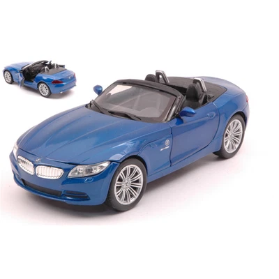 BMW Z 4 SILVER BLUE 1:24 New Ray Auto Stradali Modellino Nuovo - Immagine 1 di 3