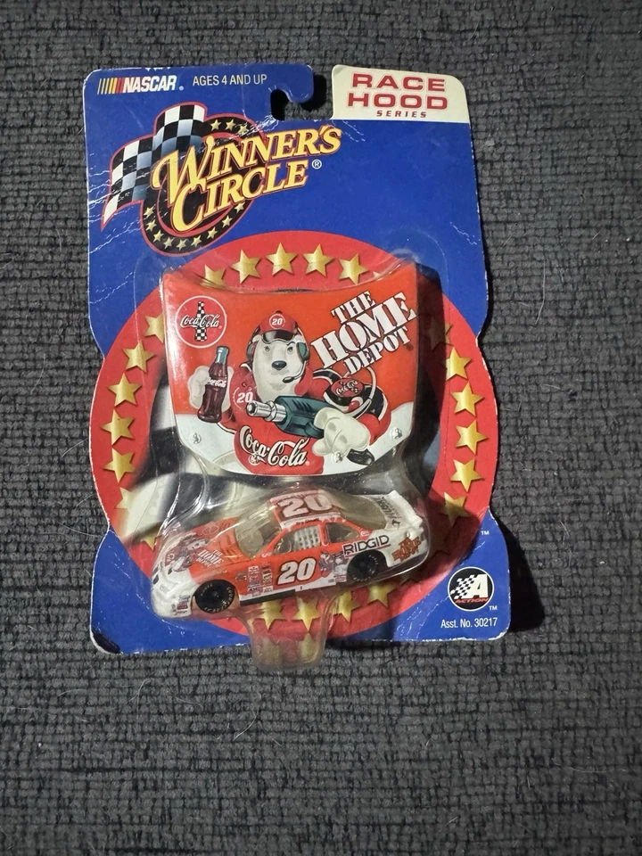 2002 Winner's Circle Tony Stewart #20 Coca Cola Polar Bear Pontiac Hood Series - Image 1 of 1