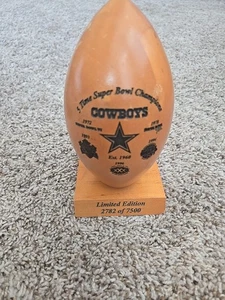 CALCIO DALLAS COWBOYS LEGNO MASSELLO 8" - Foto 1 di 7