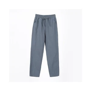 Slim Fit Joggers Men Casual Pants Pockets Elastic Waist Drawstring Gray - Picture 1 of 3