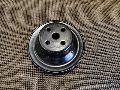 1971-72 Buick GS GSX Riviera Electra 455 A/C 2 Groove Water Pump Pulley 1235778 - Image 1 of 4