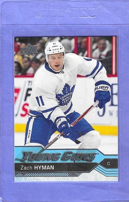 2016-17 Upper Deck Zach Hyman Young Guns Toronto Maple Leafs #222 Mint+ - Image 1 of 2