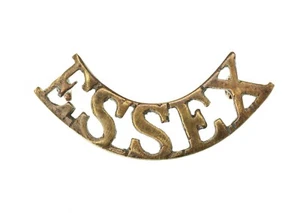 Título de hombro Essex metal latón - Imagen 1 de 1