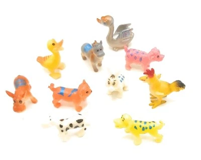 30 Lustige Bauernhoftiere in bunten Farben Farm Tiere Kuh Hund Schwein Schwan - Bild 1 von 3