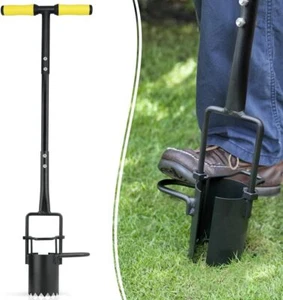 Bulb Planter Tool Long Handle Serrated Base Gardening Bulb Transplanter w/ Grip - Picture 1 of 3