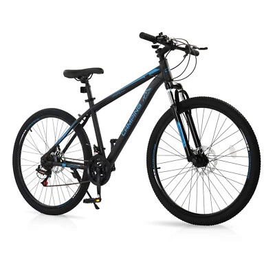 27.5" Bike Full Suspension Mountain Bike 21 Speed Mens Womens Bicycle MTB - Image 1 of 4