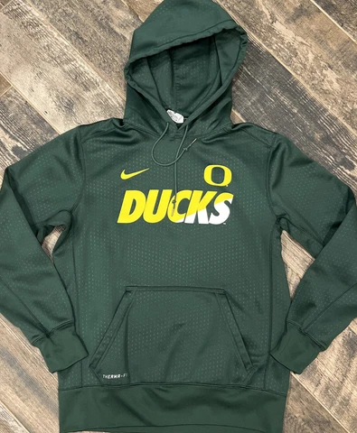 Nike Oregon Ducks Hoodie Sweatshirt Men's Therma-Fit Long Sleeve Size Medium Cover
