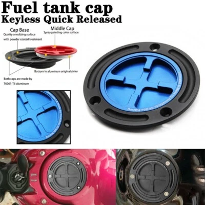 Cubierta de tapa de tanque de gasolina de apertura rápida para 1198 1198S 1198R Foto 1 de 4