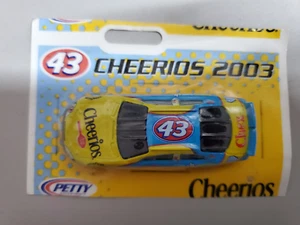 CHEERIOS 2003 PETTY ENTERPRISES #43 STOCK CAR 1:64 CEREAL BOX TOY NIP - Picture 1 of 2
