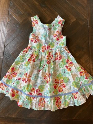 Maggie & zoe Island Sundress size 4 Excellent 100% cotton Girls - Image 1 of 3