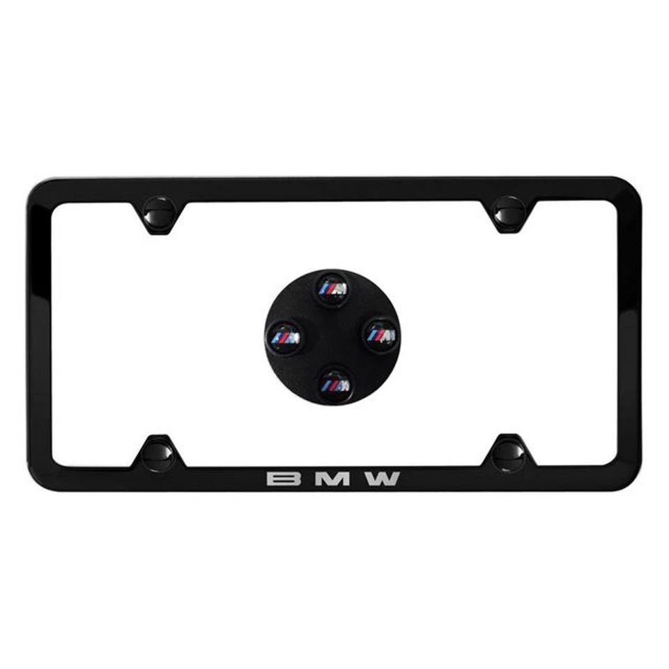 Quadro de placa de licença original do fabricante para BMW 1 Series M 128i 135i 82122456418 - Imagem 1 de 1