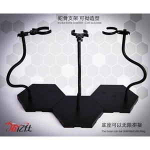 Soldier Action Figure Stand Dragon Shaped Metal Snake Tube for 1/6 1/9 1/12 Doll - Picture 1 of 14