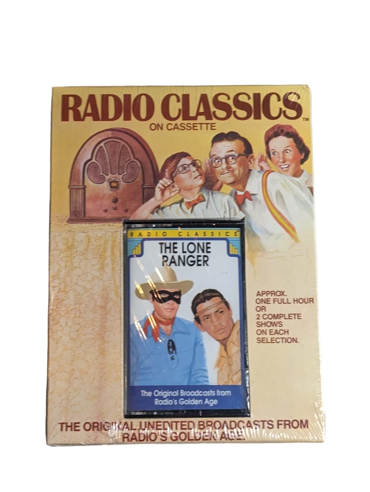 Radio Classics on Cassette The Lone Ranger Original Broadcasts 2 Complete Shows