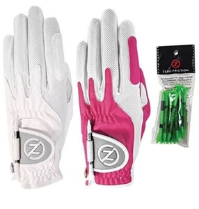 Damen Compression-Fit Synthetik Golfhandschuh (2er Pack mit gratis Pack T-Shirts), ... - Bild 1 von 7