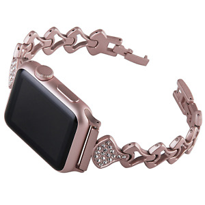 41/45mm 40/38/44mm Bracelet Metal Band Strap for Apple Watch Series 7 6 5 4 3 SE