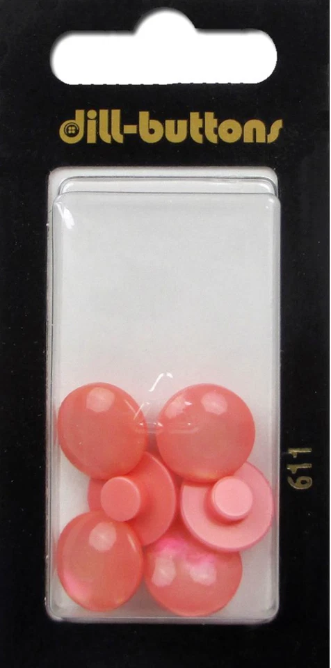 Dill Buttons ~ (0611) - 1/2" - 6 ct - Image 1 of 1