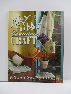 May Gibbs Country Craft Book - Folk Art, Stencilling, Decoupage Tracking (B226) - image 1 of 3