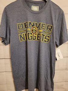 NBA Denver Nuggets Men Shirt Size Medium NWT - Picture 1 of 4