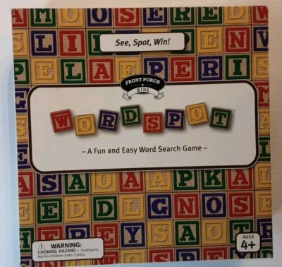 Juego de Búsqueda de Palabras "Word Spot" Edades 4+ Excelente Estado "Fácil de Jugar" Foto 1 de 4