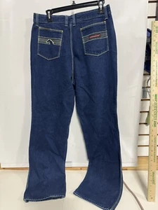 Vintage Jordache Jeans Mens 38x34 Dark Wash Denim Horse Head Logo USA Made Clean - Picture 1 of 8