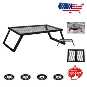 Portable Grey Heavy-Duty Camp Grill with 3 Burners - Ultimate Outdoor Cooking - Picture 1 of 7