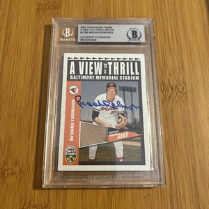 Brooks Robinson 2020 Topps Super TeamS Autograph Beckett Signed Orioles HOF - Picture 1 of 2
