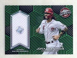 Jonathan India 2023 Topps Chrome Relic Green Refractor /99 #TCA-JI MLB Reds Card - Picture 1 of 2