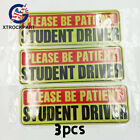 3x Student Driver Magnet Car Signs Please Be Patient Car Bumper Sticker Decal