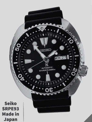 Seiko SRPE93 Automatic Black Dial Padi Diver Prospex Watch Made Japan Box Tags - Image 1 of 4