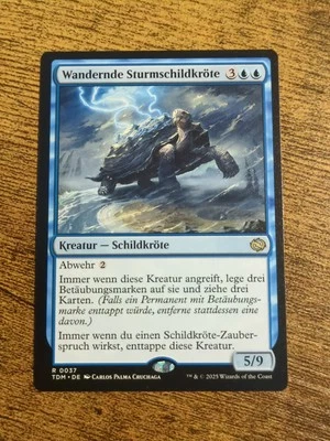 MAGIC THE GATHERING Drachensturm Wandernde Sturmschildkröte R TDM0037 NM - Bild 1 von 4