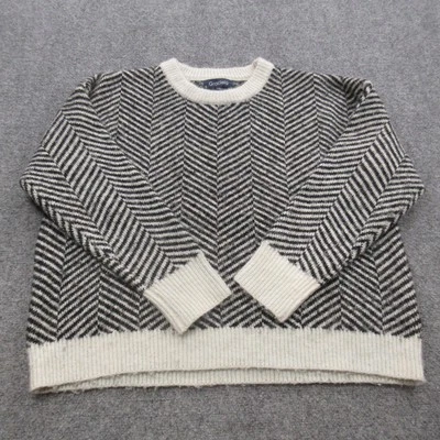 Suéter Graciela Mujer Talla Única Mezcla de Lana Chevron Tejido Pullover Cálido Acogedor Foto 1 de 4