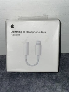 OEM Apple Lightning to Headphone Jack adapter 3.5mm for iPhone - Zdjęcie 1 z 5