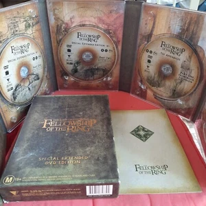 Lord of the Rings The Fellowship of the Ring Special Extended 4 DVD Edtion 2001 - Picture 1 of 19