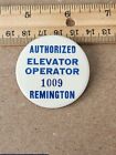 Remington Authorized Elevator Operator Button - 1009
