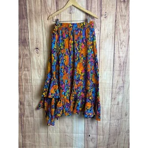 Jessica London Maxi Ruffle Skirt Crepe Gauze Fabric Women's Size 20W NEW - Picture 1 of 7