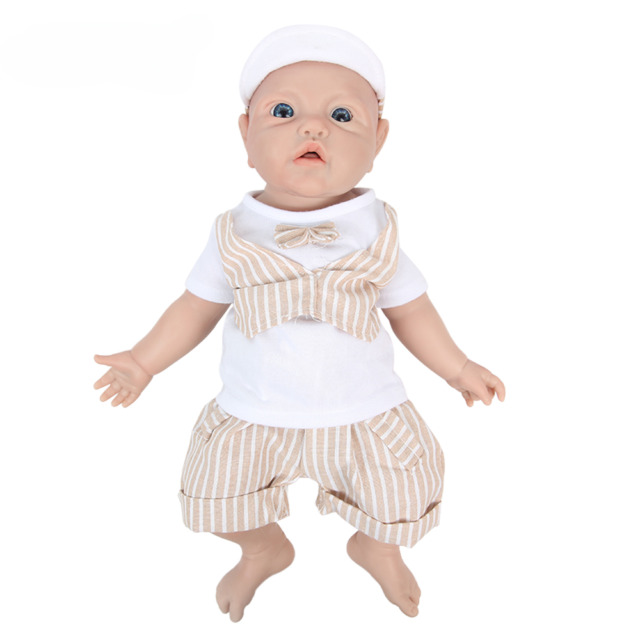 Bonecas bebe reborn menino e menina boneca realista 43cm 32 acessorios bebe  reborn baby