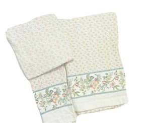 Juego de sábanas vintage años 90 Spiegel tamaño doble ropa de cama franela de algodón estampado de lujo - Imagen 1 de 6